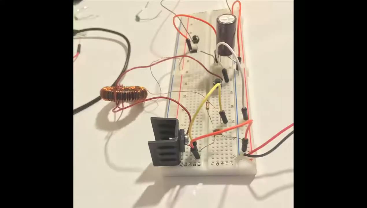 The EMP generator breadboard prototype